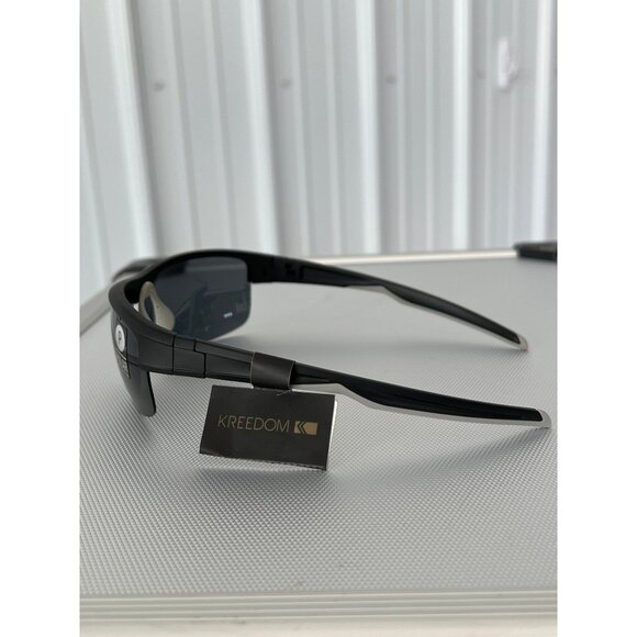 Kreedom Polarized Sunglasses Black Frame UV Protection Sport Eyewear Outdoor NEW - Picture 4 of 6